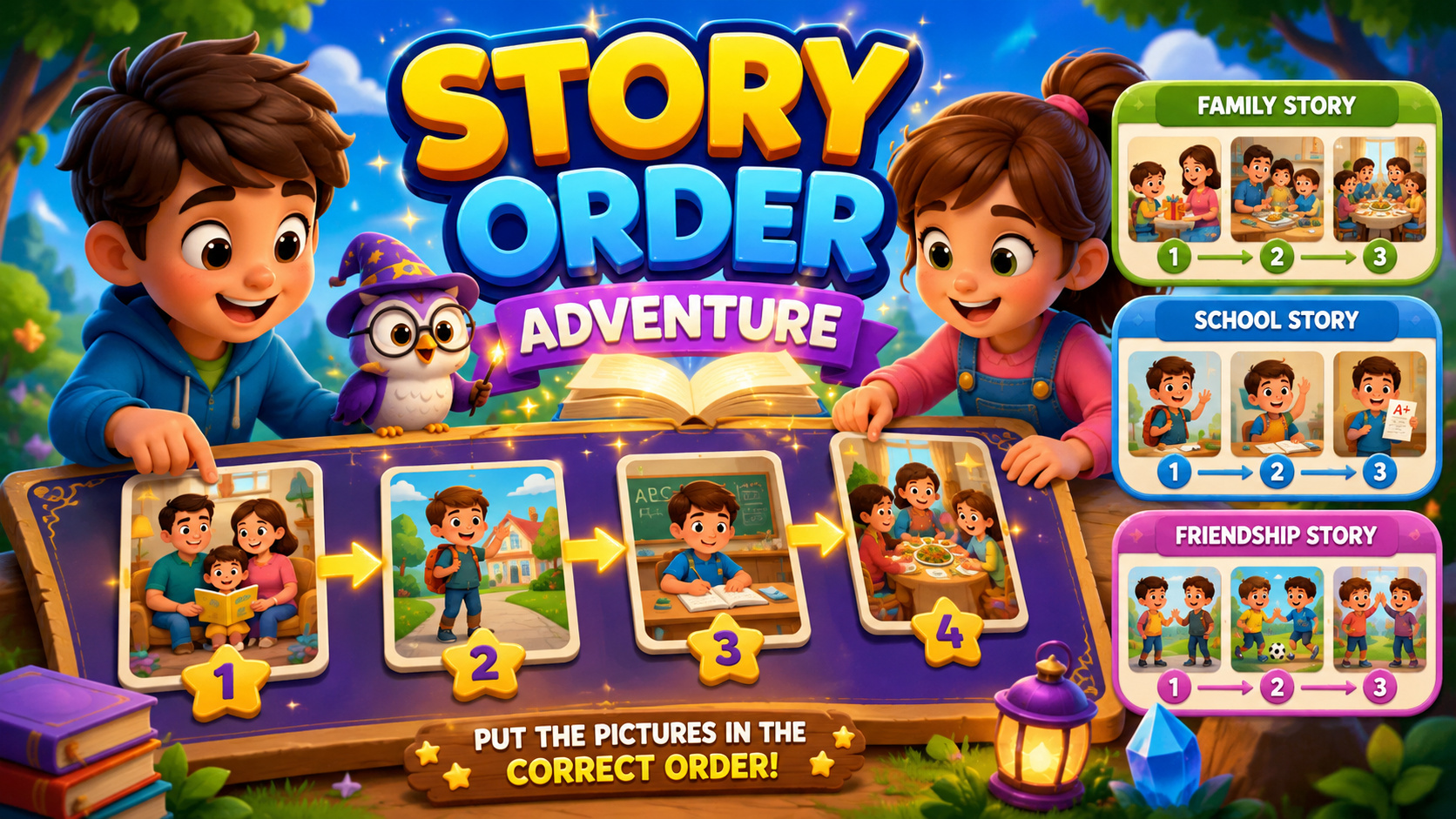 Story Order Adventure game cover